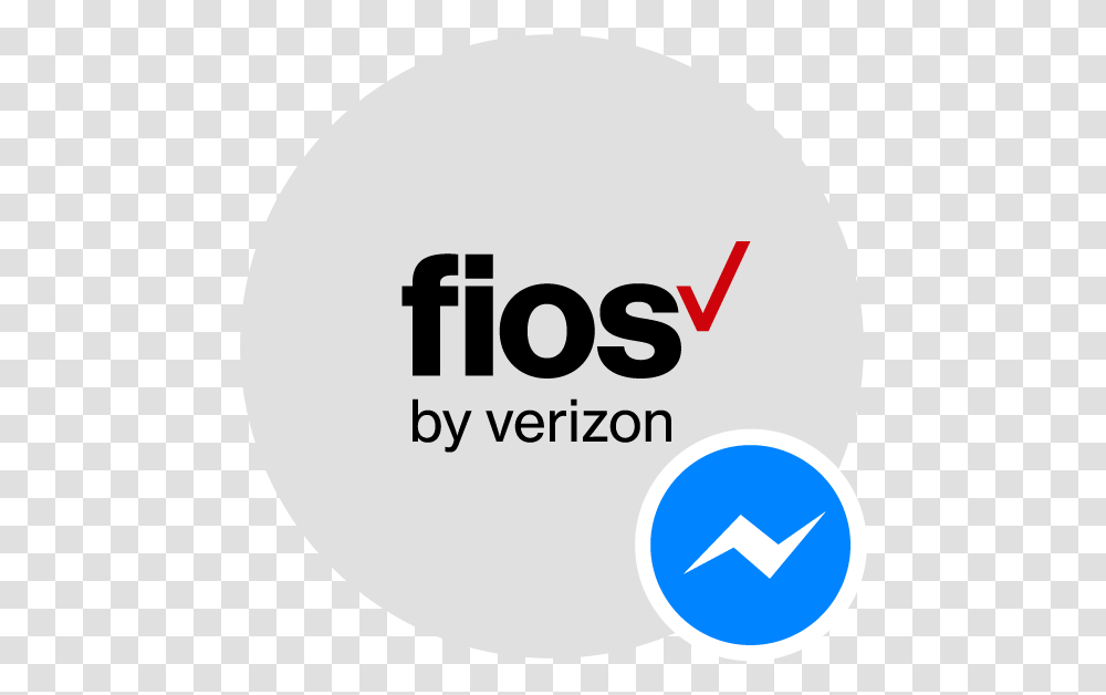 Chat Now On Facebook Messenger For Even More Deals Verizon Fios, Logo, Trademark Transparent Png