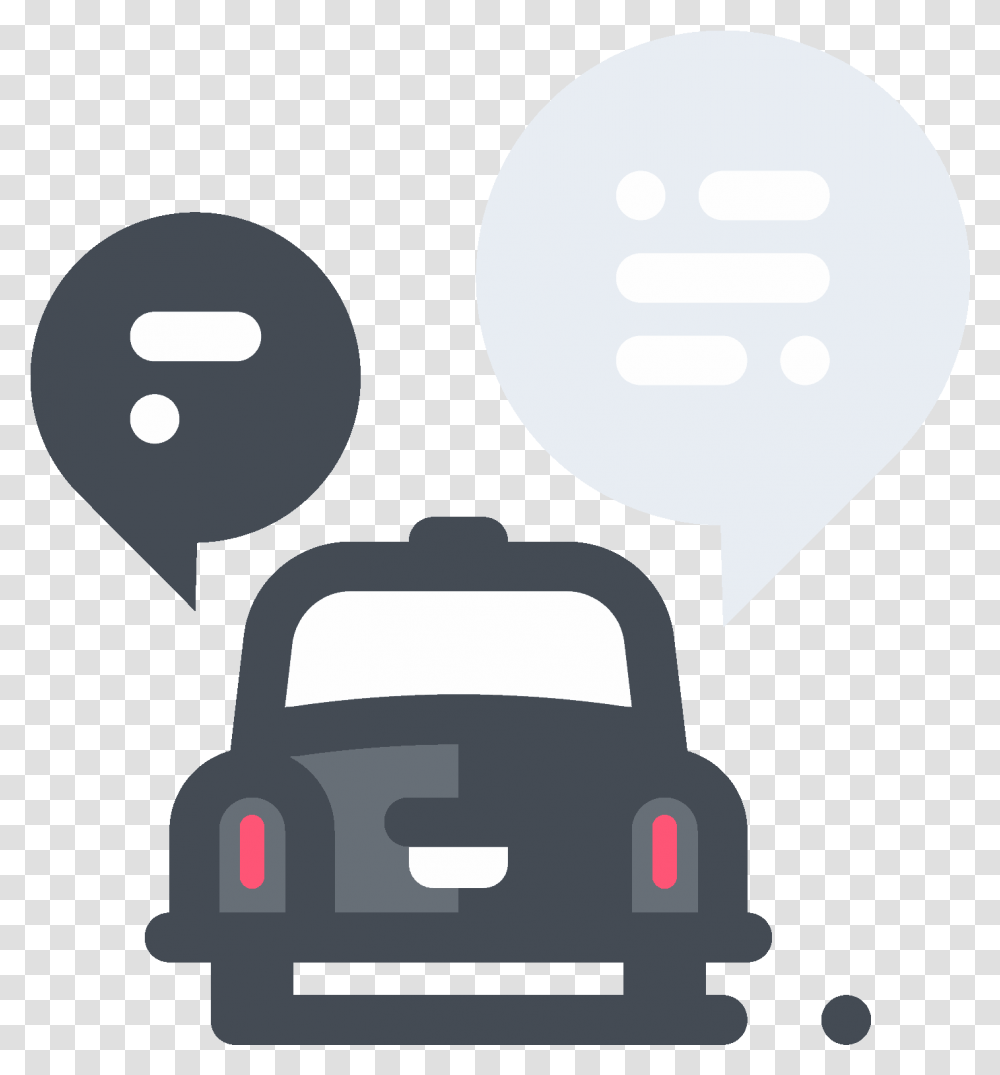 Chat With Taxi Driver Icon Car Clipart Full Size Clipart Chat Car Icon, Light, Vehicle, Transportation, Automobile Transparent Png