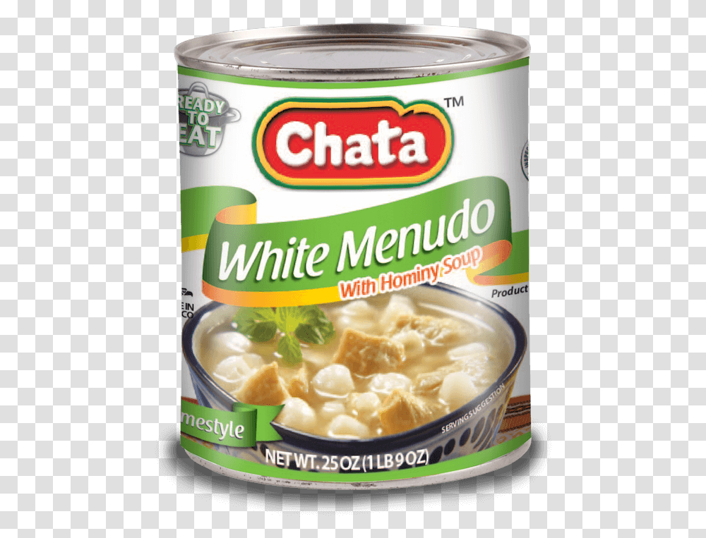 Chata Red Menudo 25 Oz Chata White Menudo 25 Oz, Tin, Food, Canned Goods, Aluminium Transparent Png