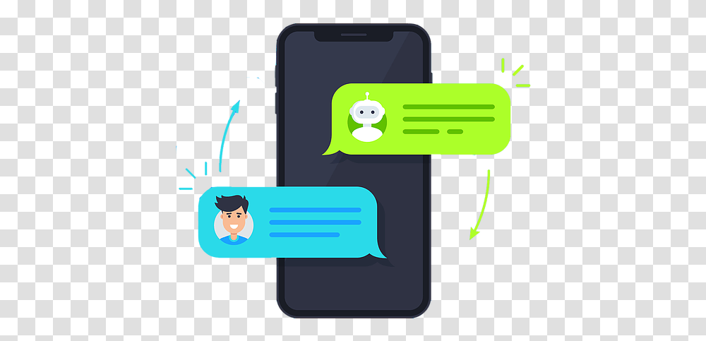 Chatbot Customer, Text, Pencil Box, Electronics, Phone Transparent Png