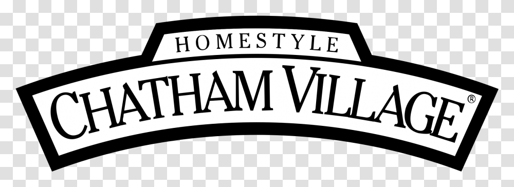 Chatham Village Logo Calligraphy, Label, Sticker, Word Transparent Png