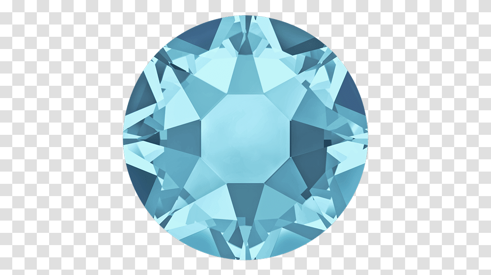 Chatn Swarovski Ss12 Aquamarine Barato Light Sapphire Swarovski Crystal, Diamond, Gemstone, Jewelry, Accessories Transparent Png