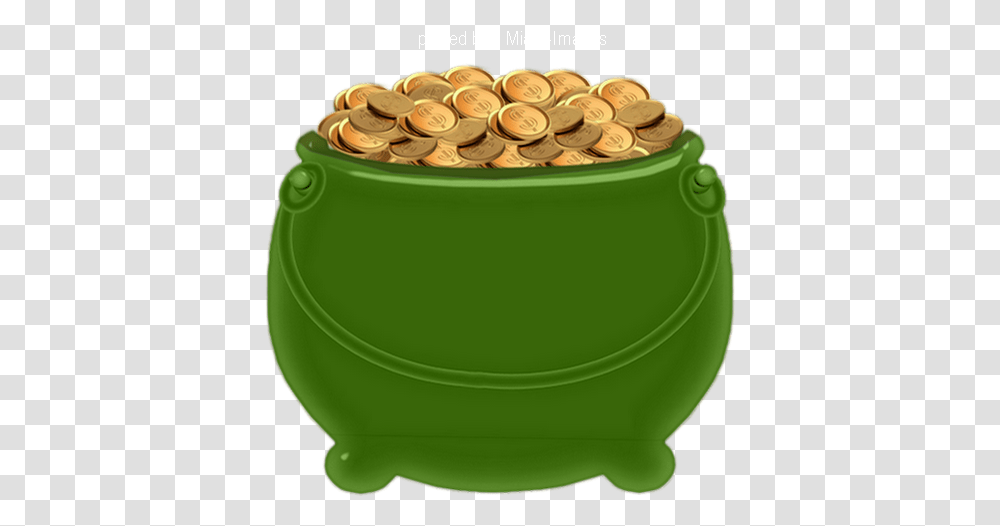 Chaudron D'or Tube St Patrick Pot Of Gold Coin, Birthday Cake, Dessert, Food, Weapon Transparent Png