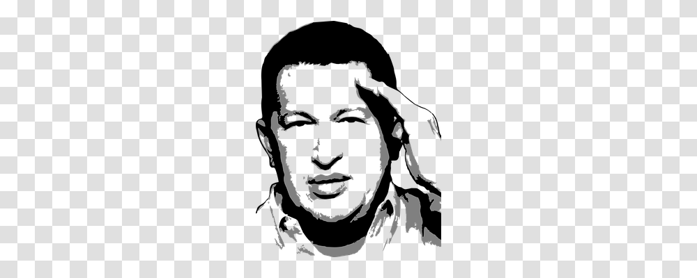 Chavez Person, Face, Human, Stencil Transparent Png