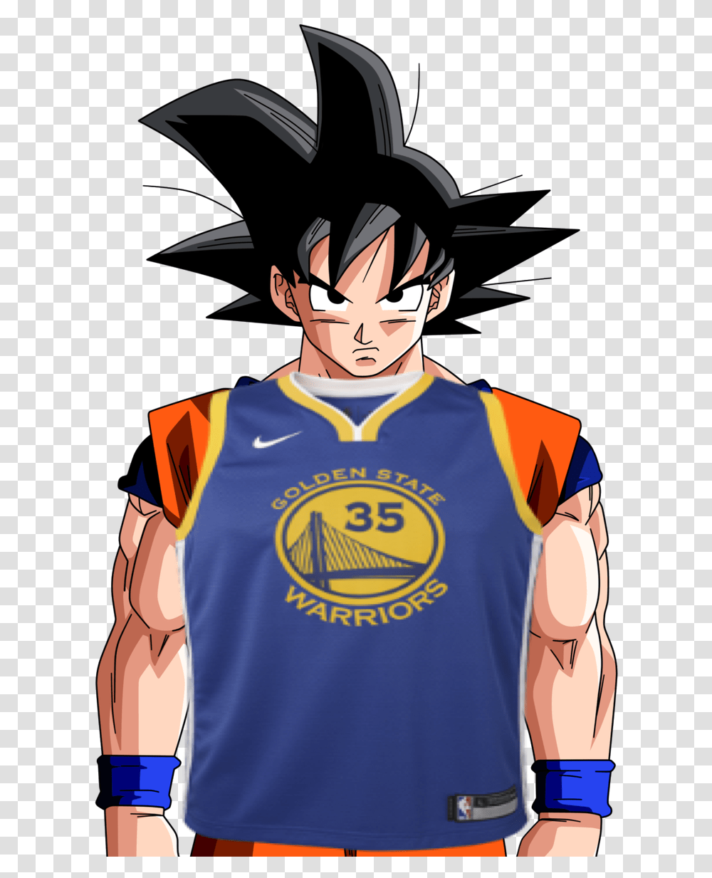 Chaz Smith Goku Front View Drawing, Clothing, Apparel, Shirt, Person Transparent Png