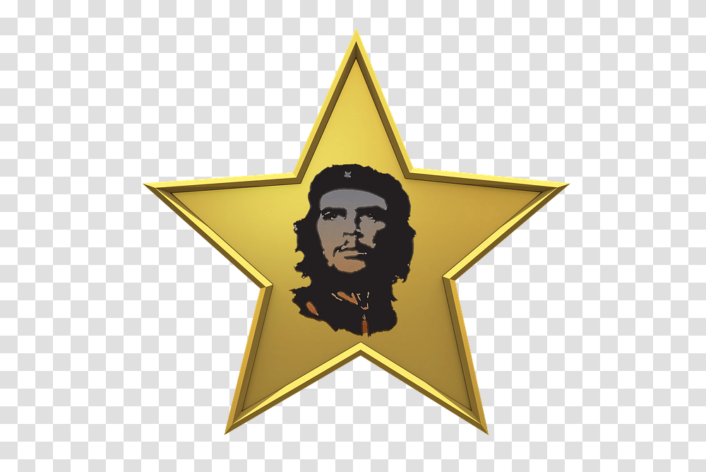 Che Guevara, Celebrity, Star Symbol, Gold Transparent Png