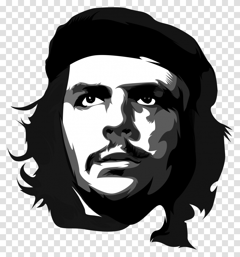 Che Guevara, Celebrity, Stencil, Face, Person Transparent Png