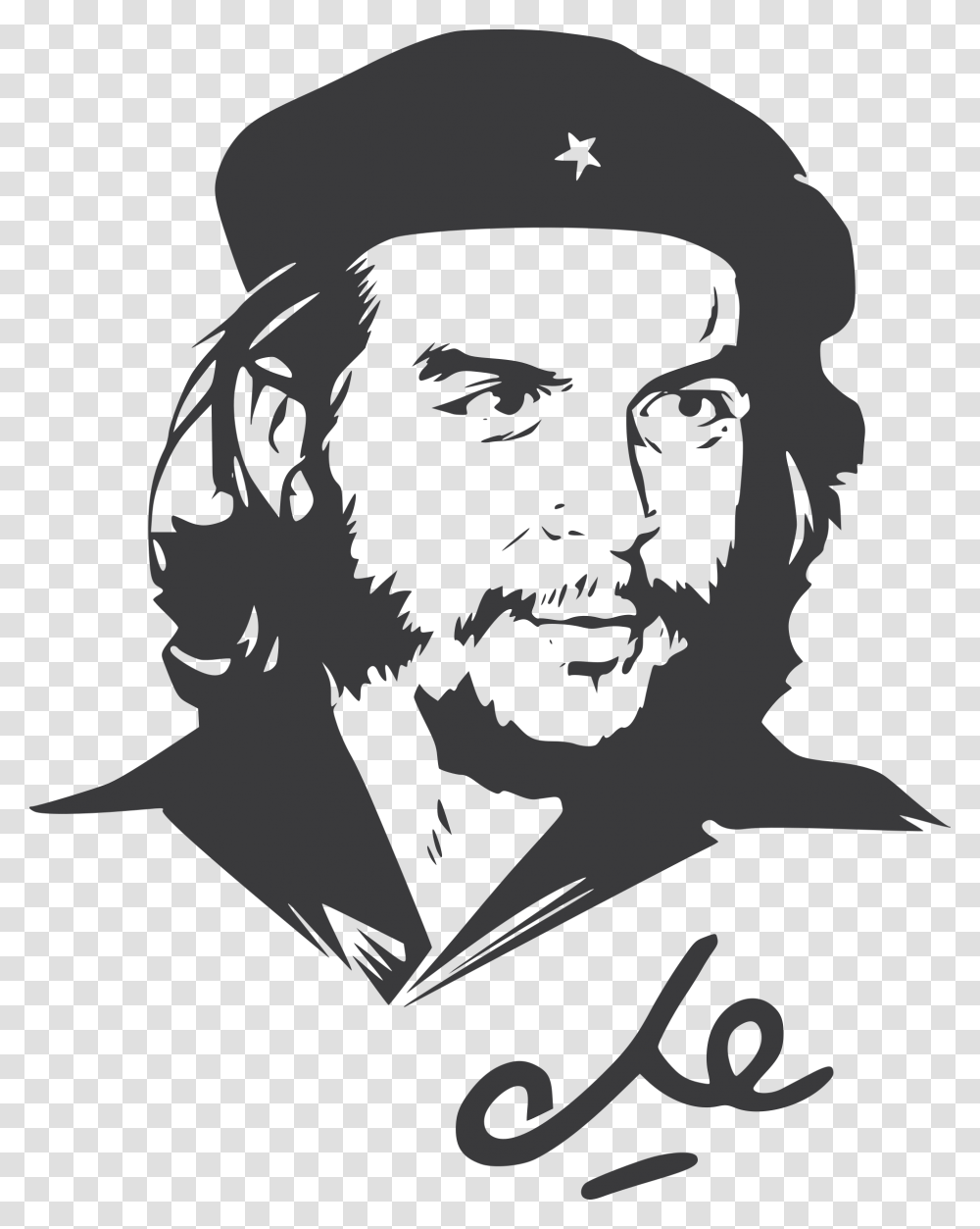 Che Guevara, Celebrity, Stencil, Label Transparent Png
