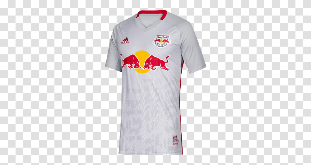 Cheap 2019 2020 New York Red Bulls Home Soccer Jersey Shirt Red Bull New York Jersey, Clothing, Apparel, Person, Human Transparent Png
