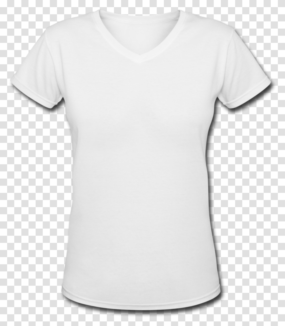 Cheap Blank V Neck T Shirts T Shirt White Colour, Apparel, T-Shirt, Person Transparent Png