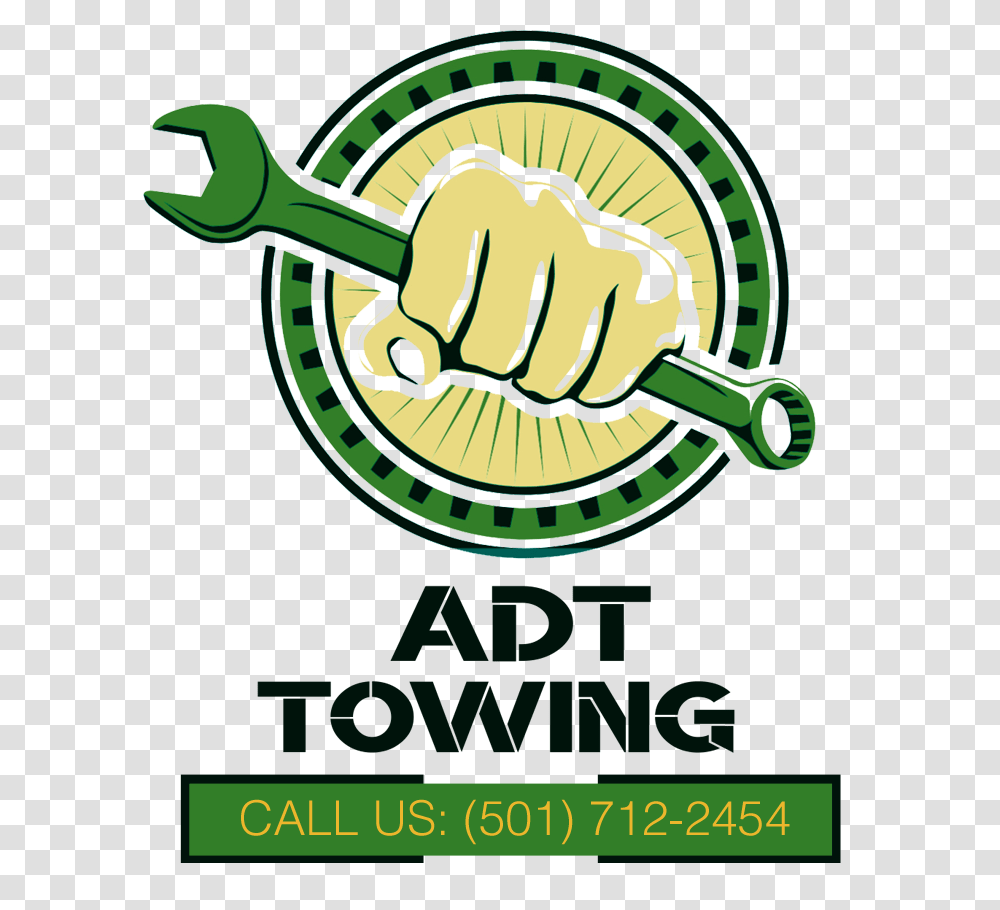 Cheap Towing Service Near You Adt Towing, Hand, Poster, Advertisement, Fist Transparent Png