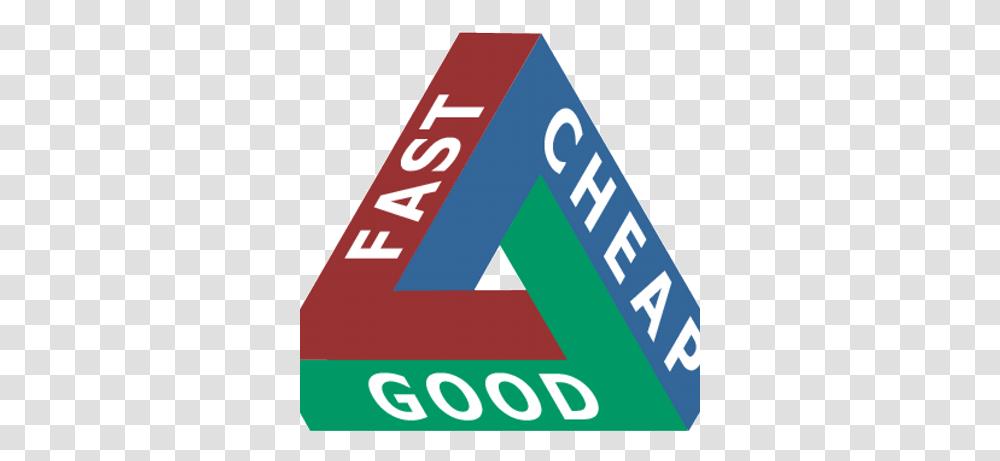 Cheapdealonsale Fast Cheap Good, Triangle, Text, Alphabet, Symbol Transparent Png