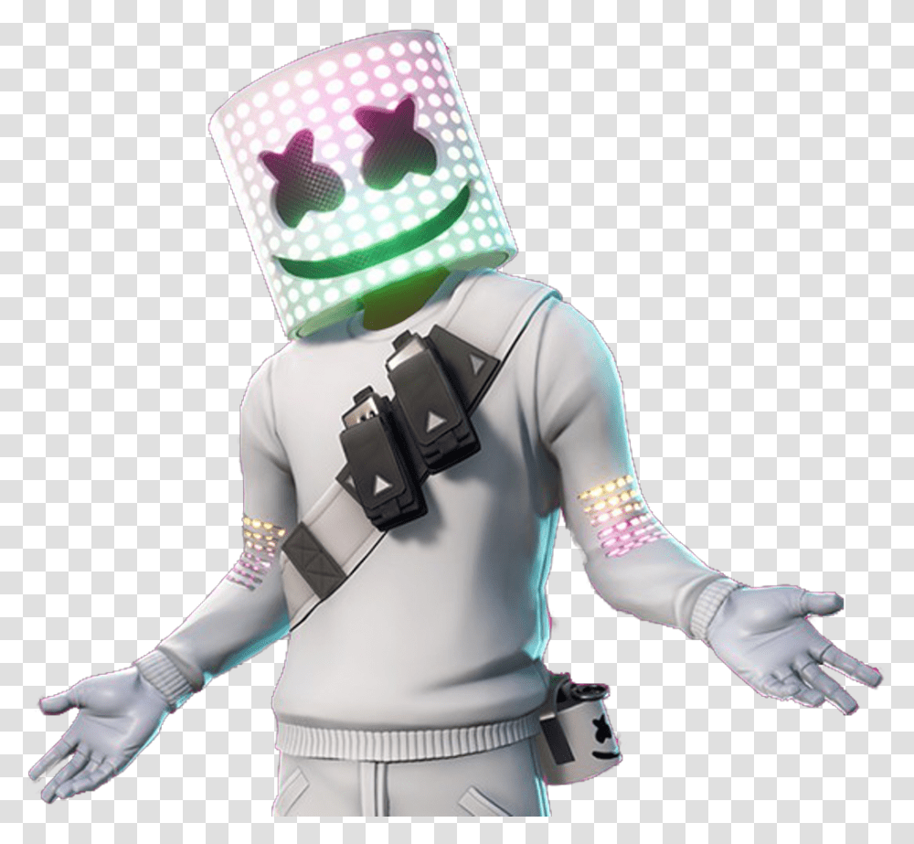 Cheating Clipart Fortnite Marshmello Skin, Person, Human, Astronaut, Robot Transparent Png