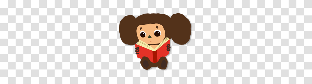 Cheburashka, Character, Reading, Toy, Indoors Transparent Png