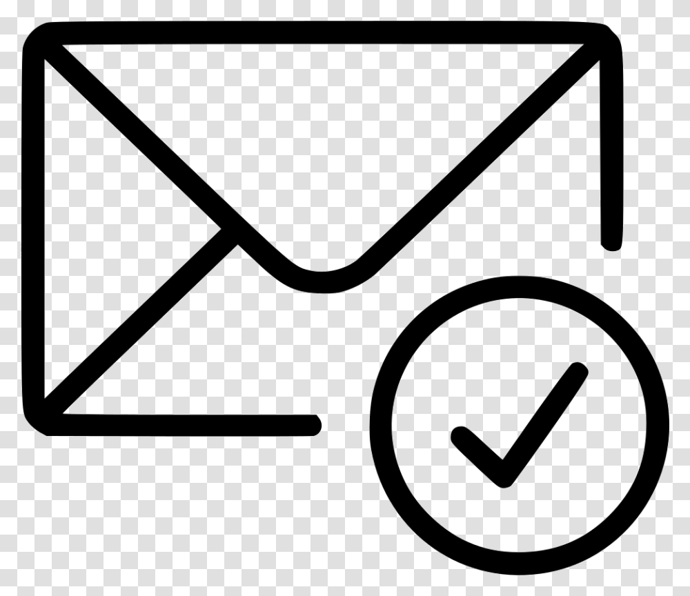 Check Aprove Email Message Check Email Icon, Envelope, Airmail Transparent Png