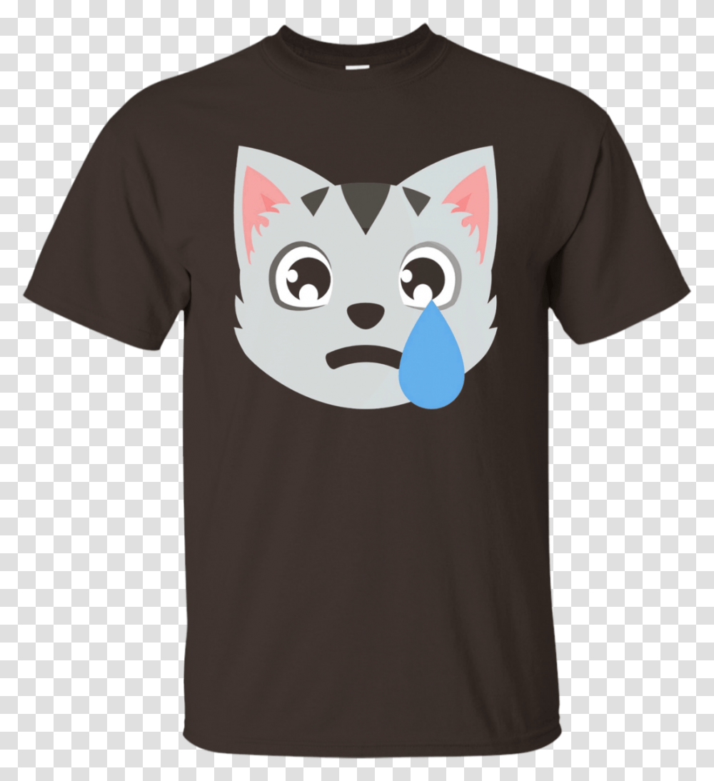 Check Awesome Sad Cat Emoji Emoticon Cute T Shirt T Shirt, Apparel, Label Transparent Png