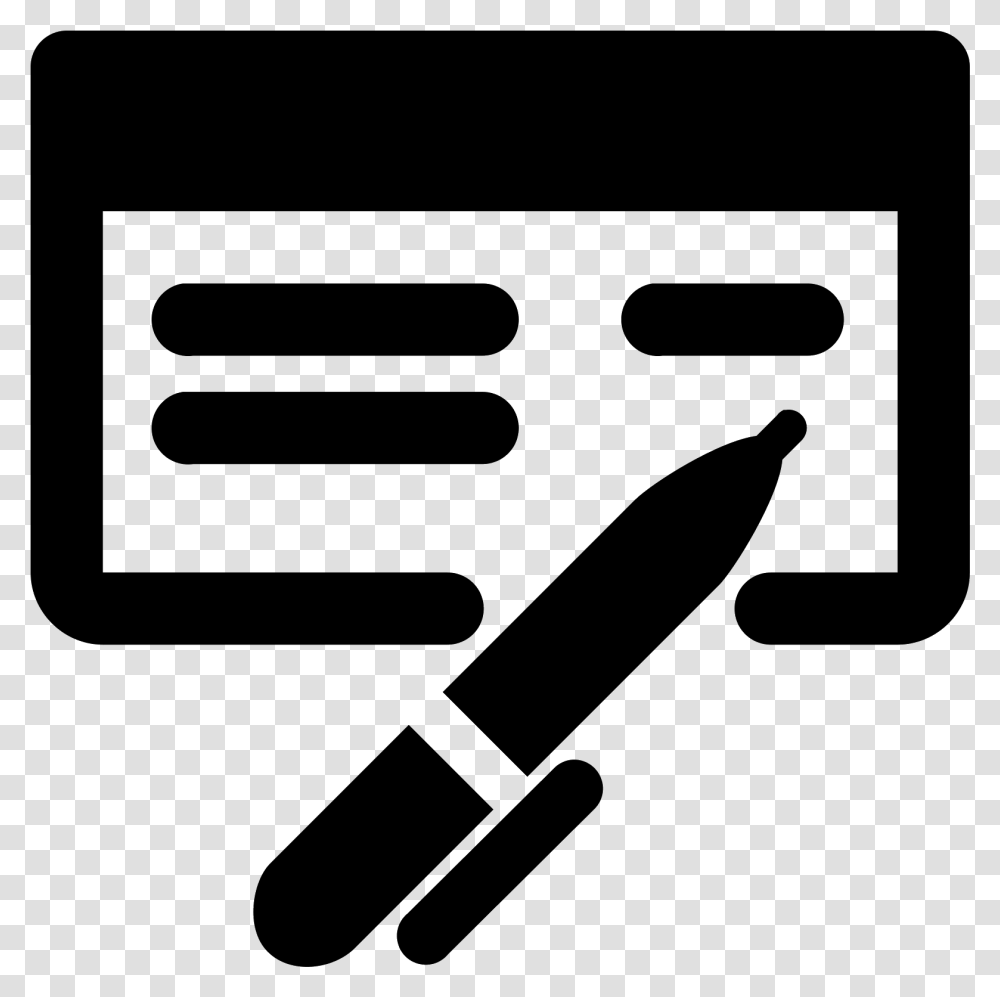 Check Book Icon Writing A Check Icon, Gray, World Of Warcraft Transparent Png