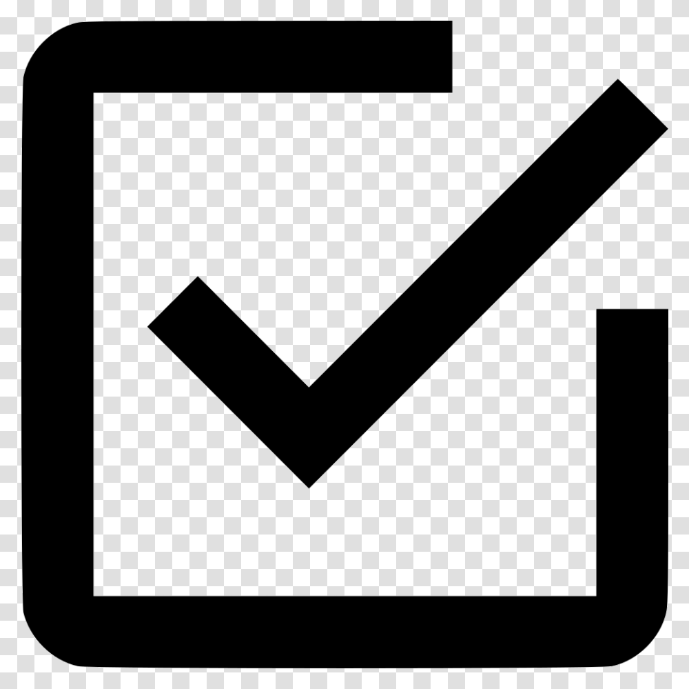 Check Box Outline Icon Free Download, Label, Computer Transparent Png