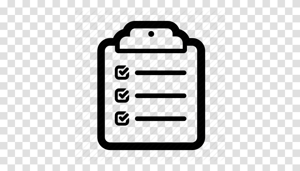 Check Checklist Clipboard Completed List Survey Icon, Steamer, Plot, Shopping Basket Transparent Png