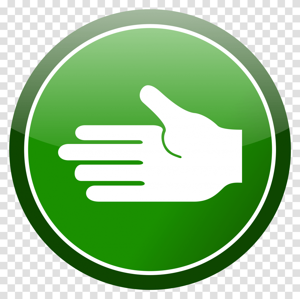 Check Circle Glossy Green Hand Handshake Okay Hand In Green Circle, Word, Light, Logo Transparent Png