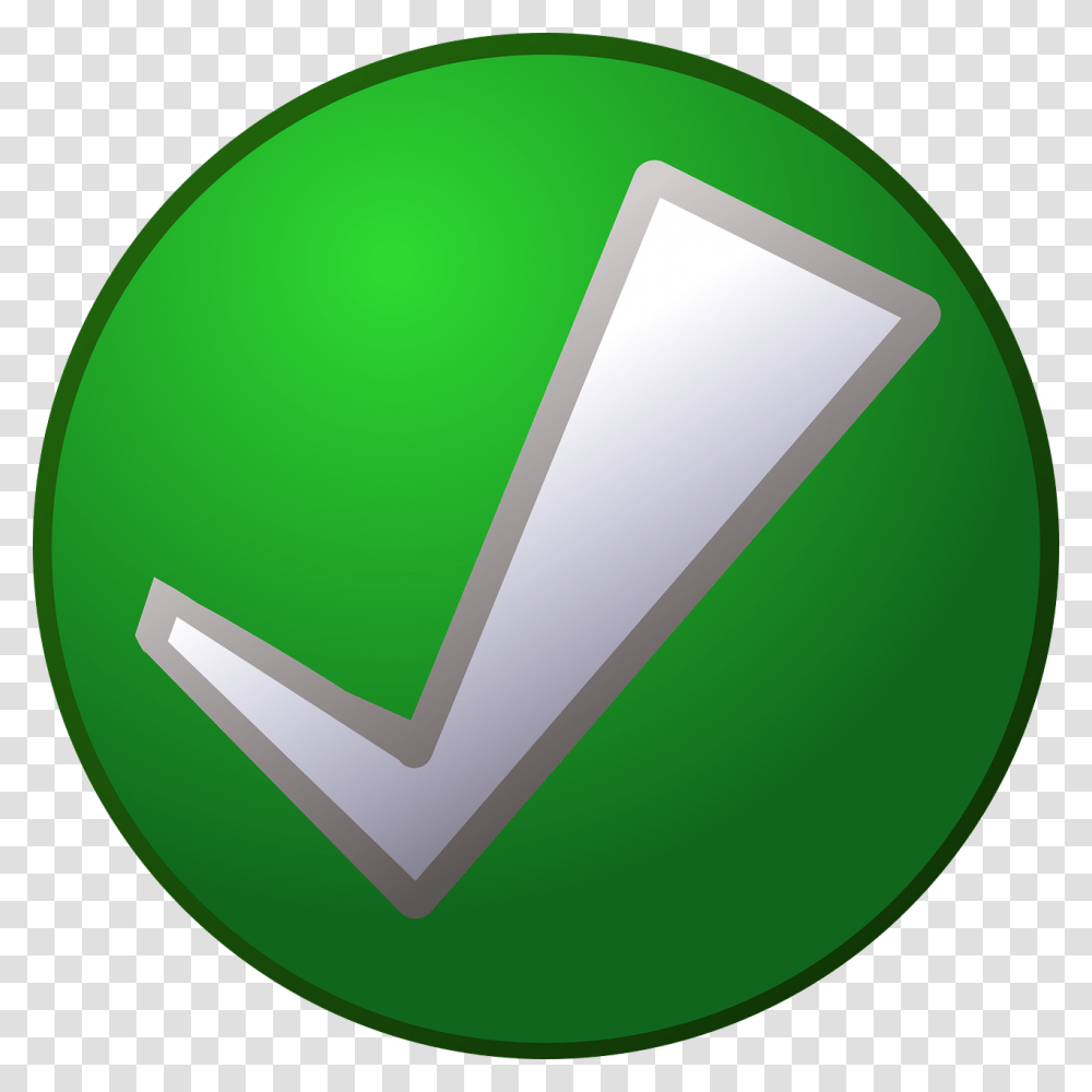 Check Correct Tick Mark Symbol Yes Choice Sign Button Benar, Logo, Trademark, Triangle, Recycling Symbol Transparent Png