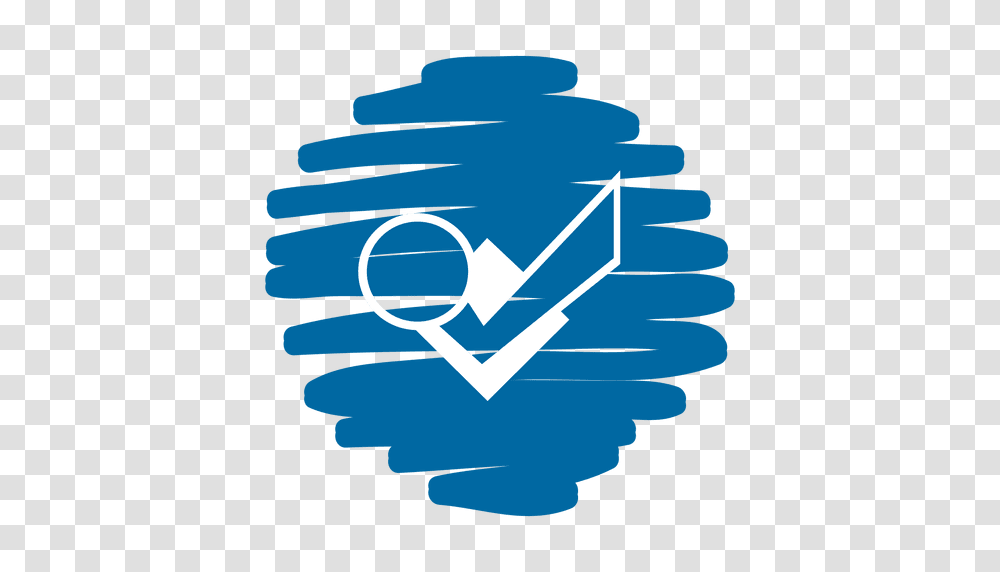 Check Dot Distorted Round Icon, Logo, Trademark Transparent Png