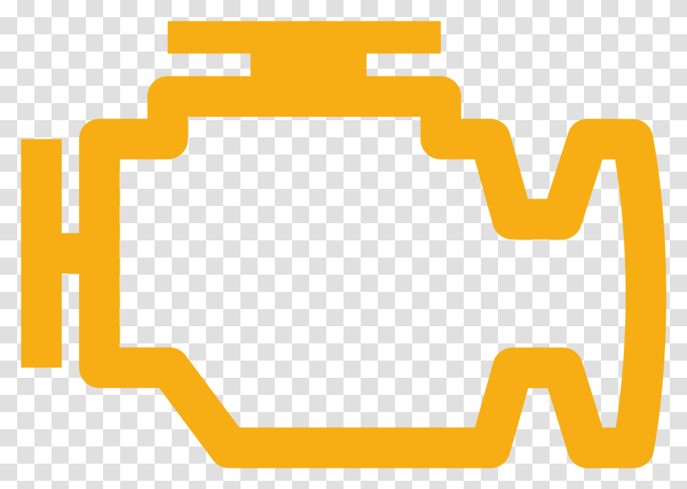 Check Engine Light Check Engine Icon, Pac Man, Label Transparent Png