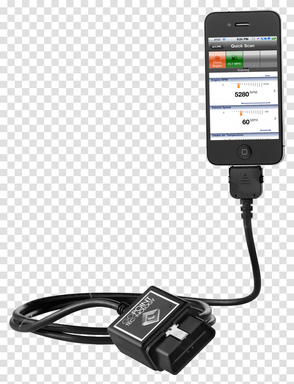 Check Engine Light Diagnostic With Iphone Or Android, Mobile Phone, Electronics, Adapter, Wristwatch Transparent Png