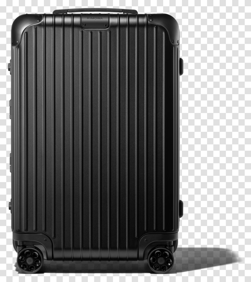 Check In M Rimowa Hybrid All Black, Luggage, Suitcase, Gate, Radiator Transparent Png