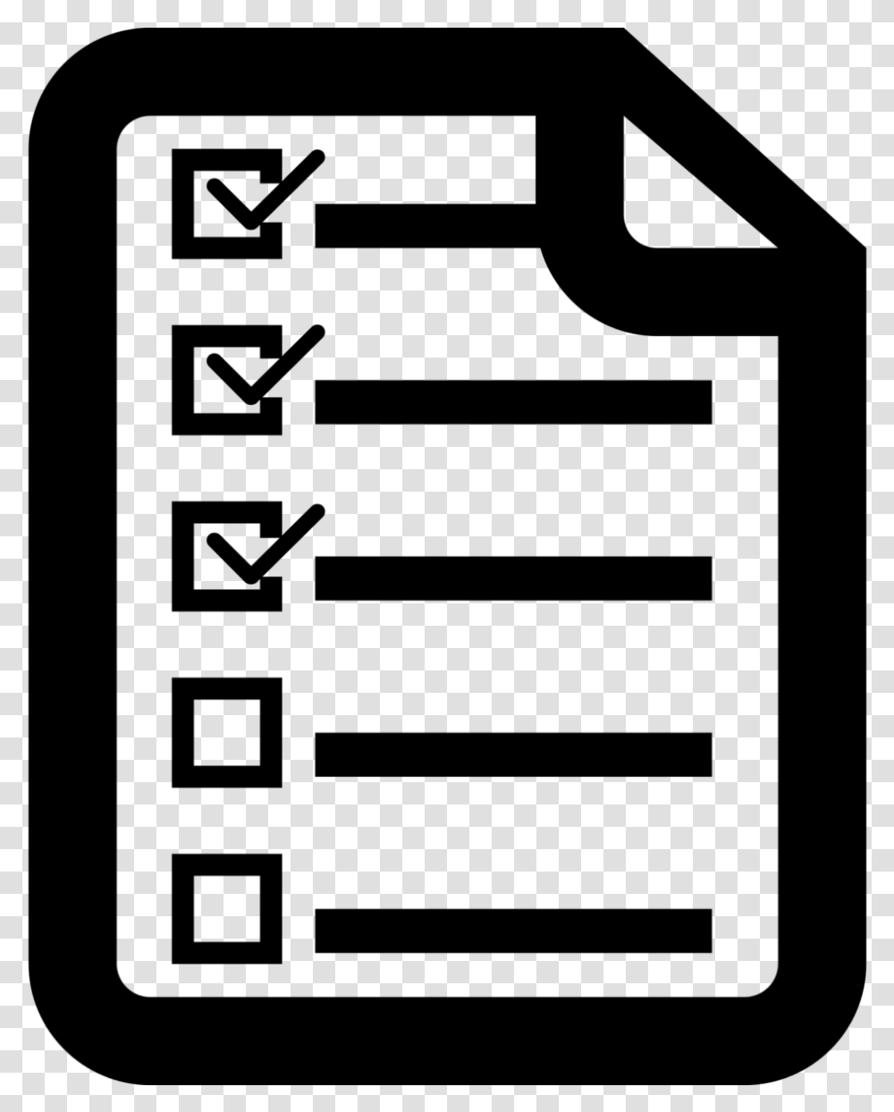 Check List Clipart Black And White, Gray, World Of Warcraft Transparent Png