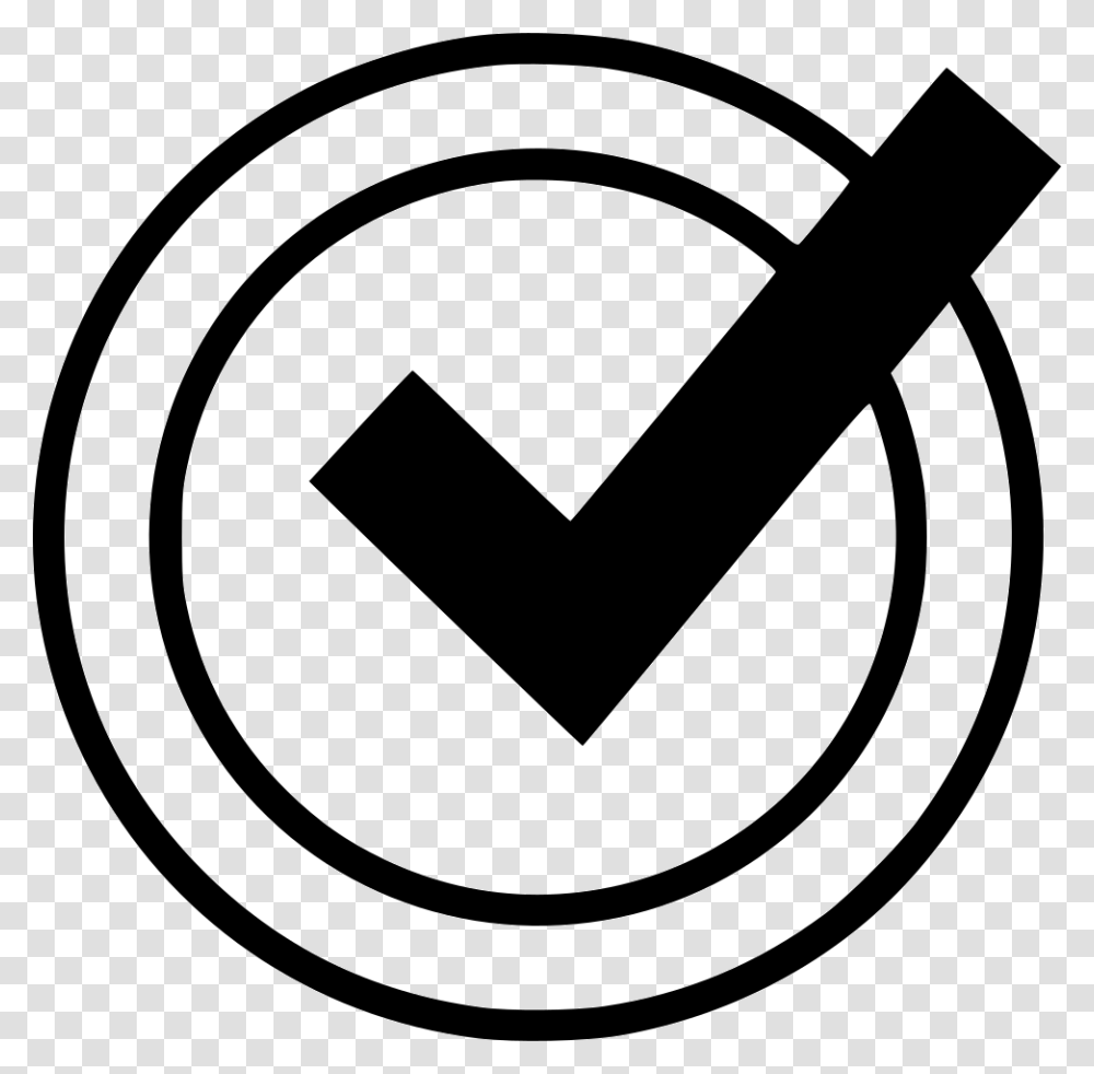 Check Mark Ok Good Approved Business, Recycling Symbol, Logo, Trademark Transparent Png