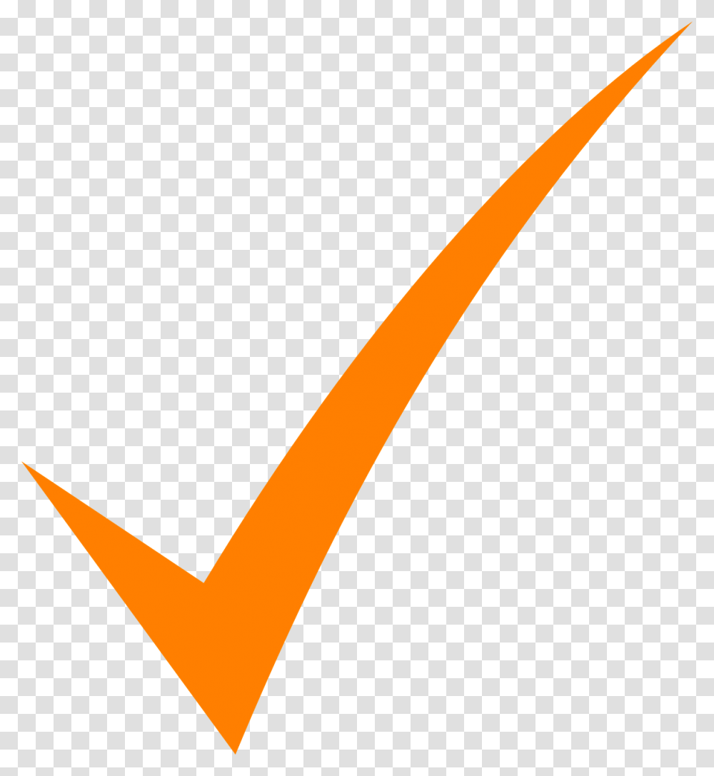Check Mark Orange Orange Check Mark, Symbol, Logo, Trademark, Star Symbol Transparent Png