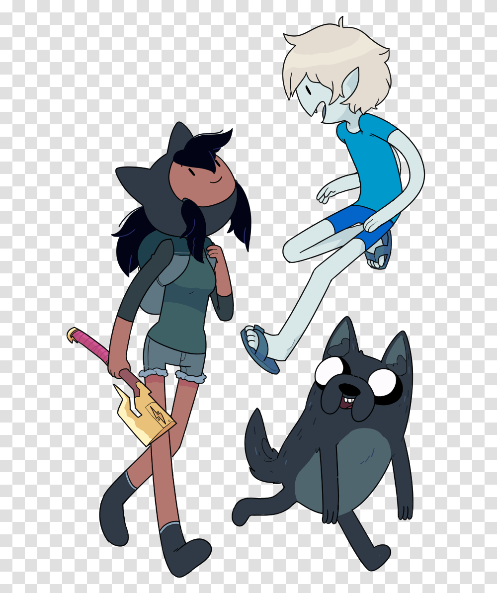 Check Out My Ripoff Ocs Marceline The Human Finn Adventure Time Fan Character, Person, Guitar, People Transparent Png