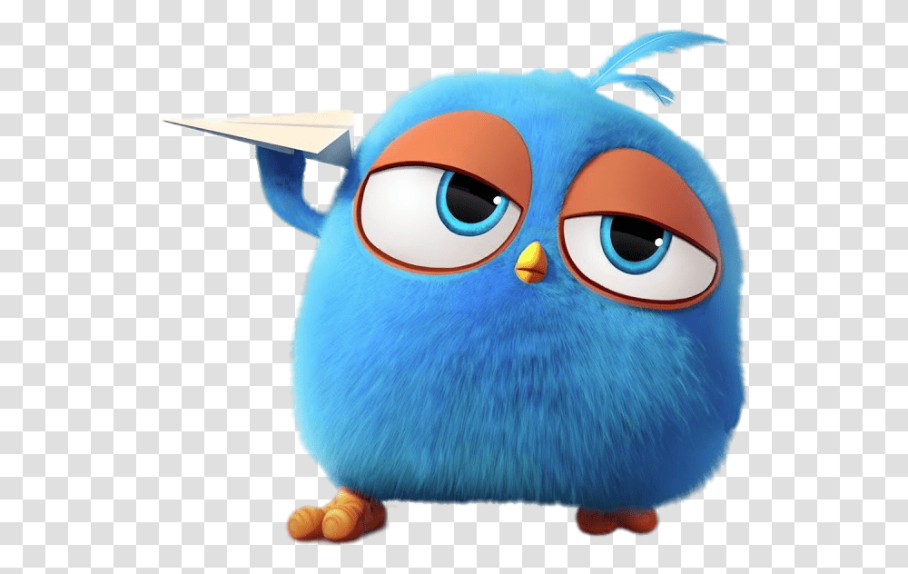 Check Out This Angry Bird Blue Flying Paper Plane, Toy, Angry Birds Transparent Png