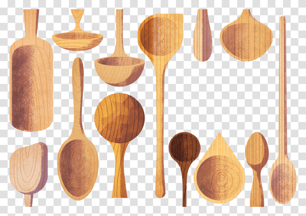 Check Out This Behance Project Wooden Spoon, Cutlery Transparent Png