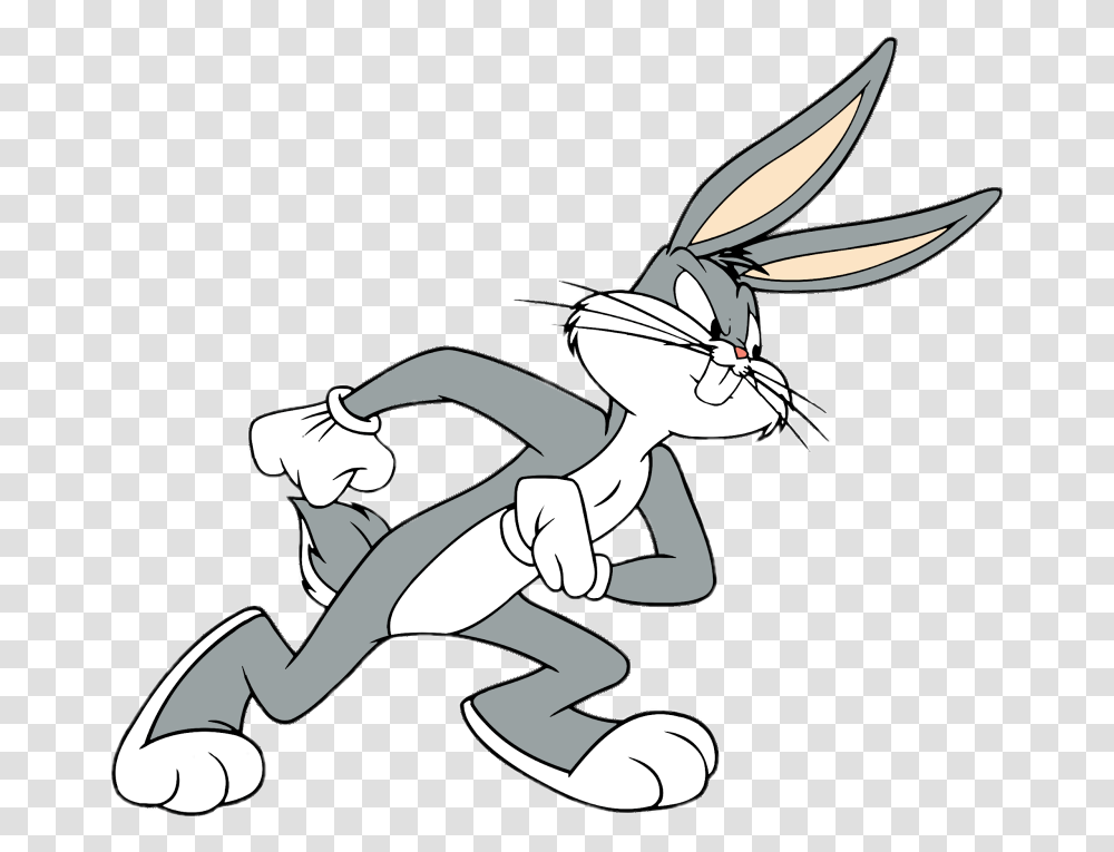 Check Out This Bugs Bunny In The Starting Blocks Angry Bugs Bunny, Animal, Mammal, Bird, Stencil Transparent Png