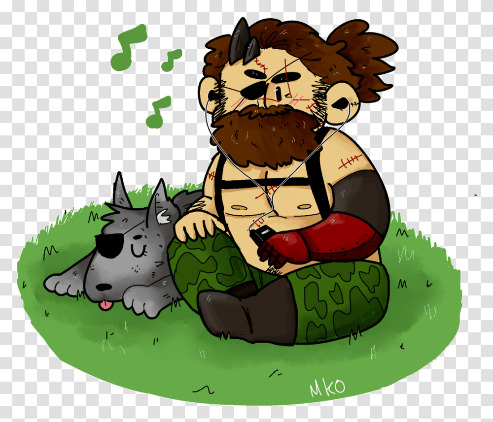 Check Out This Cute Miniature Venom Snake And D Dog The Phantom Pain, Animal, Mammal, Wildlife, Food Transparent Png