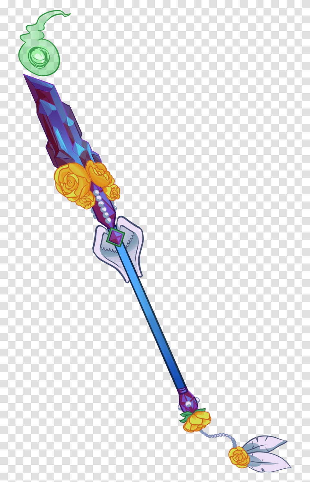 Check Out This Magic Staff I Made It Started As A Quick Illustration, Weapon, Weaponry, Spear, Sword Transparent Png