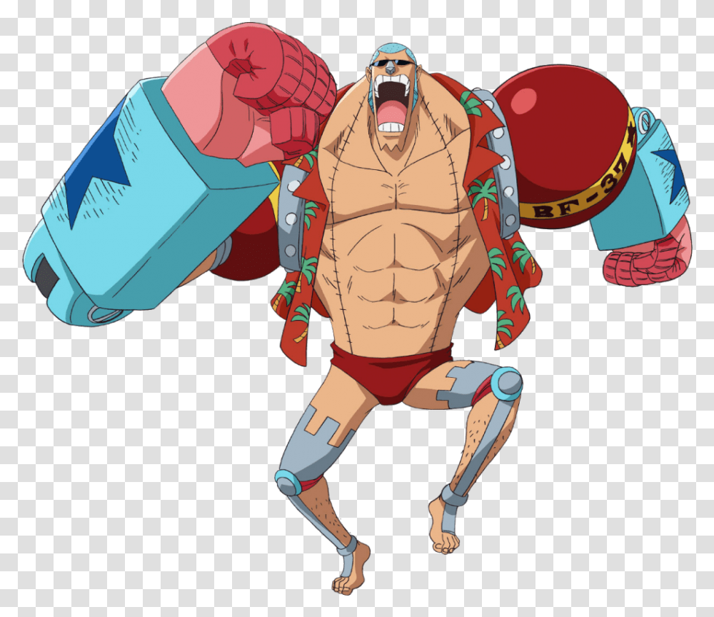 Check Out This One Piece Franky Running Image One Piece Franky Post Timeskip, Person, Human, Graphics, Art Transparent Png