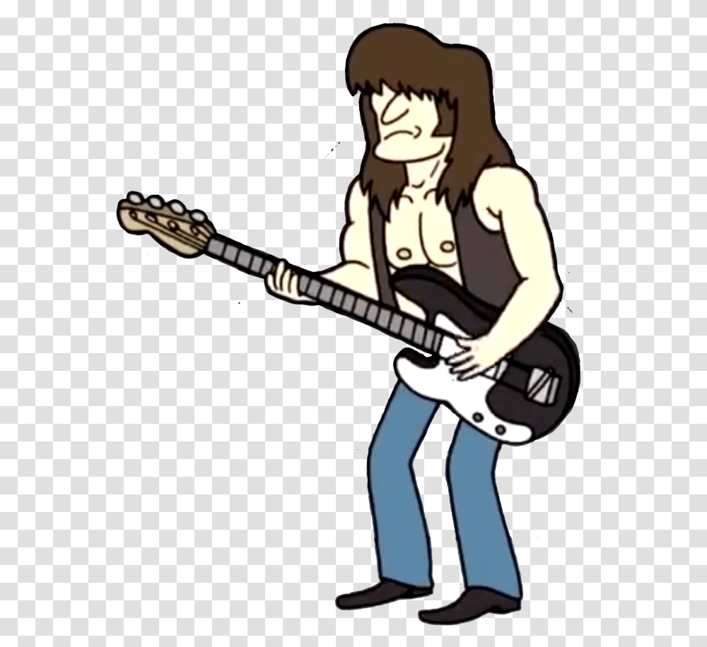 Check Out This Regular Show Hair To The Throne, Guitar, Leisure Activities, Musical Instrument, Person Transparent Png