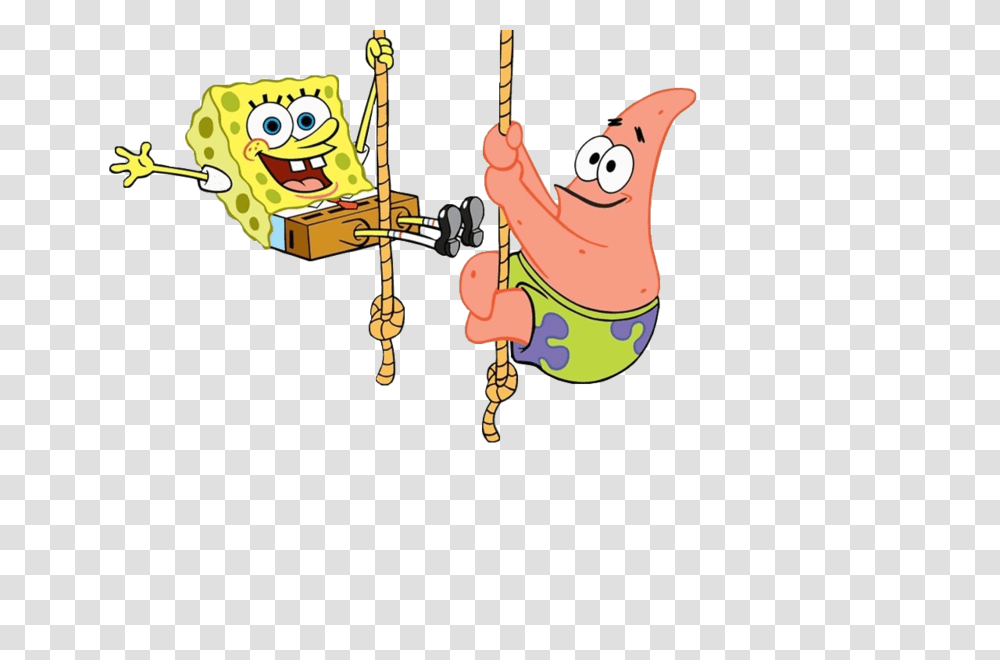 Check Out This Spongebob And Patrick Dancing Cute Spongebob And Patrick Best Friend, Leisure Activities, Toy, Cupid Transparent Png