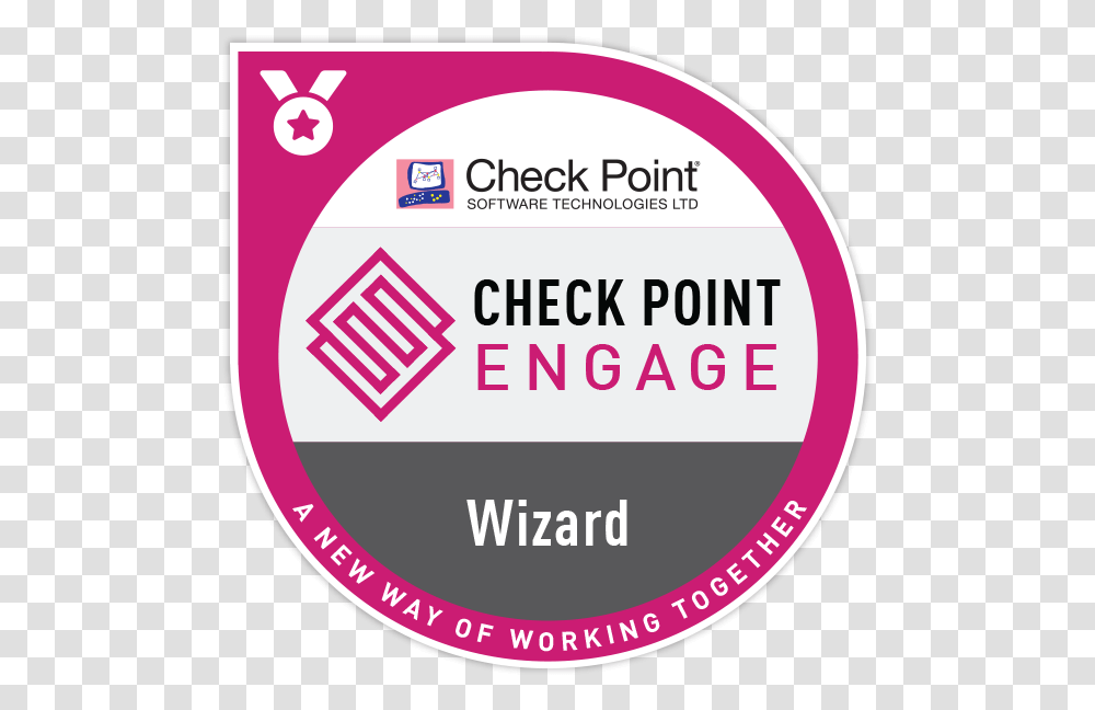 Check Point Engage Wizard Acclaim Checkpoint, Label, Text, Sticker, Logo Transparent Png