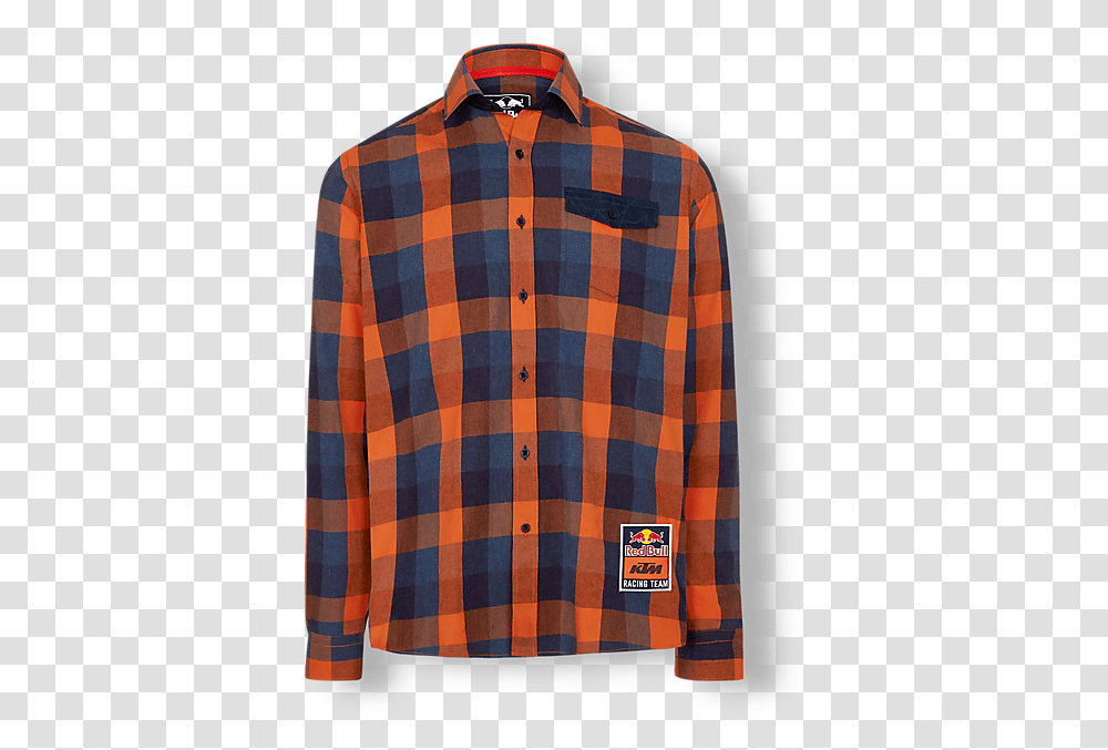 Checked Orange And Blue Plaid Shirt, Clothing, Apparel, Sleeve, Long Sleeve Transparent Png