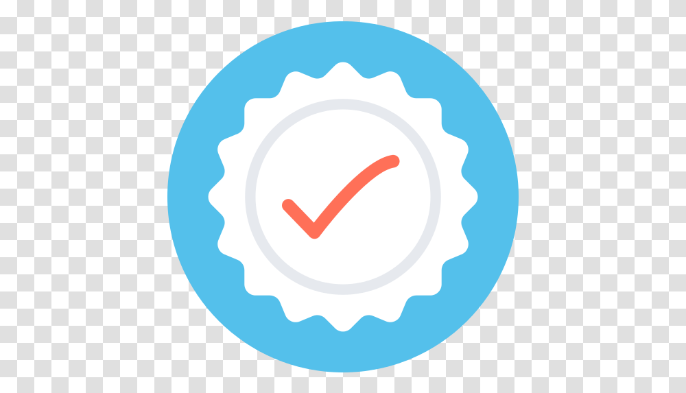 Checked Success Icon Circle, Sweets, Food, Confectionery, Nature Transparent Png