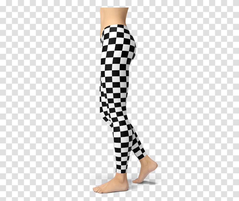 Checkerboard Leggings Yoga Pants For Women Checkered Track Pants Mens, Apparel, Sock, Shoe Transparent Png