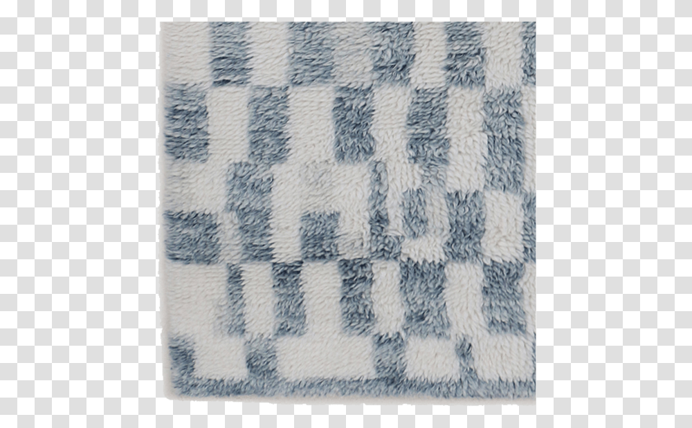 Checkerboard Shaggy Swatch Rug, Wool, Texture, Blanket Transparent Png
