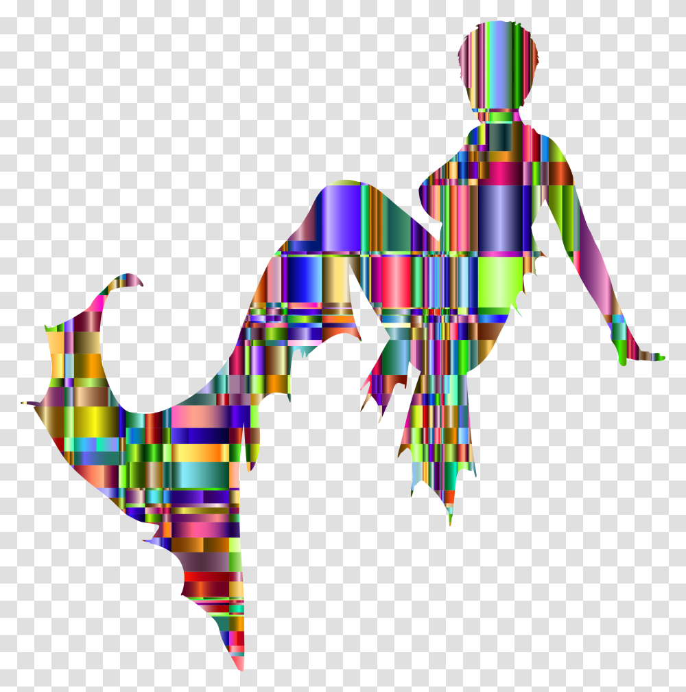 Checkered Chromatic Mermaid Icons, Plot, Person Transparent Png