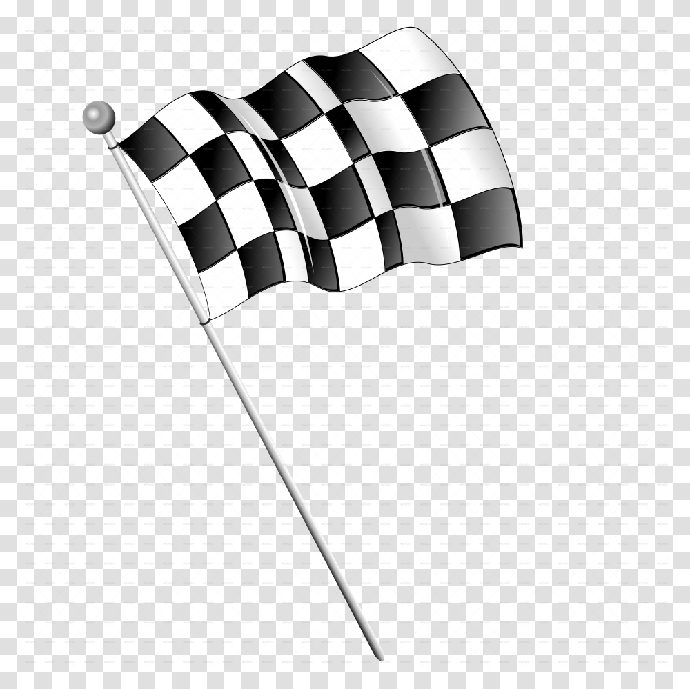 Checkered Drawing Race Flag F1 Racing Car, Lamp, American Flag Transparent Png