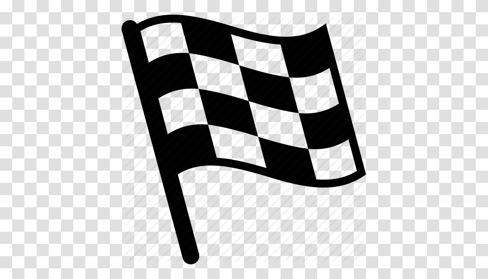 Checkered Finish Flag Icon, Chair, Furniture Transparent Png