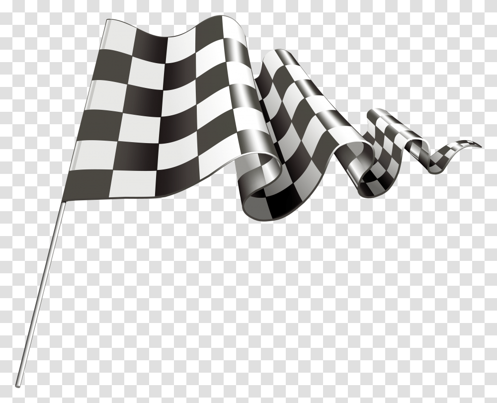 Checkered Flag Clipart Motorsport Checkered Flag, Tie, Accessories, Accessory, Necktie Transparent Png